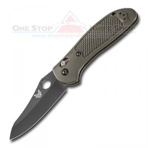 Benchmade 550BKHGOD Pardue Griptilian - Sheepsfoot with Black Blade and OD Green handle