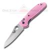 Benchmade 555HG-PNK Pardue Mini Griptilian - Pink Handle