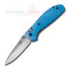 Benchmade 556-BLU Pardue Mini Griptilian - Drop Point, Blue Handle