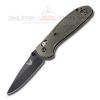 Benchmade 556BKOD Pardue Mini Griptilian - Drop Point with OD Green handle and Black Blade