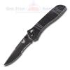 Benchmade 710 McHenry & Williams Axis Folder - Partially Serrated Black Blade