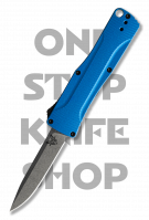 Benchmade 4850-1 Om Double Action OTF Automatic - Blue Handle