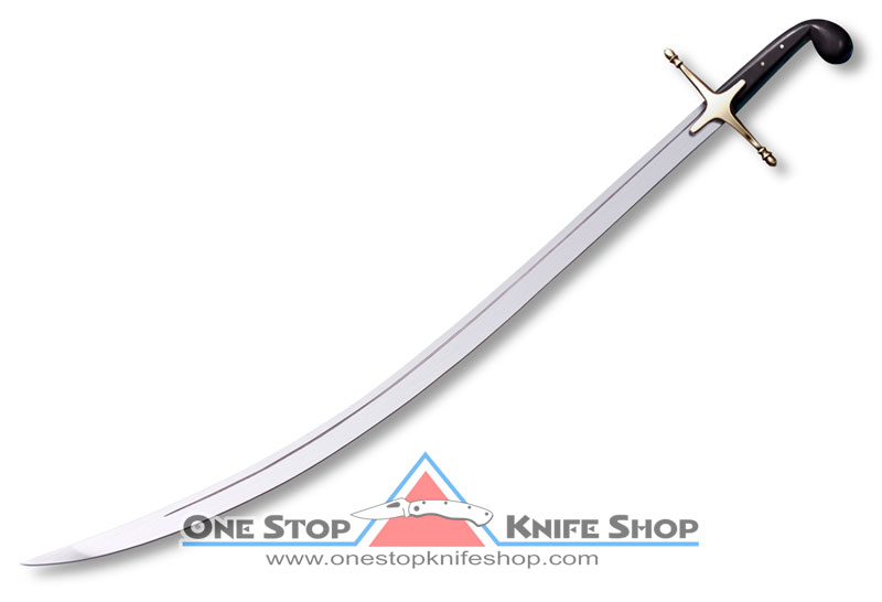 Cold Steel 36.25" Shamshir Fixed Carbon Steel Imitation Horn Handle Sword 88STS 