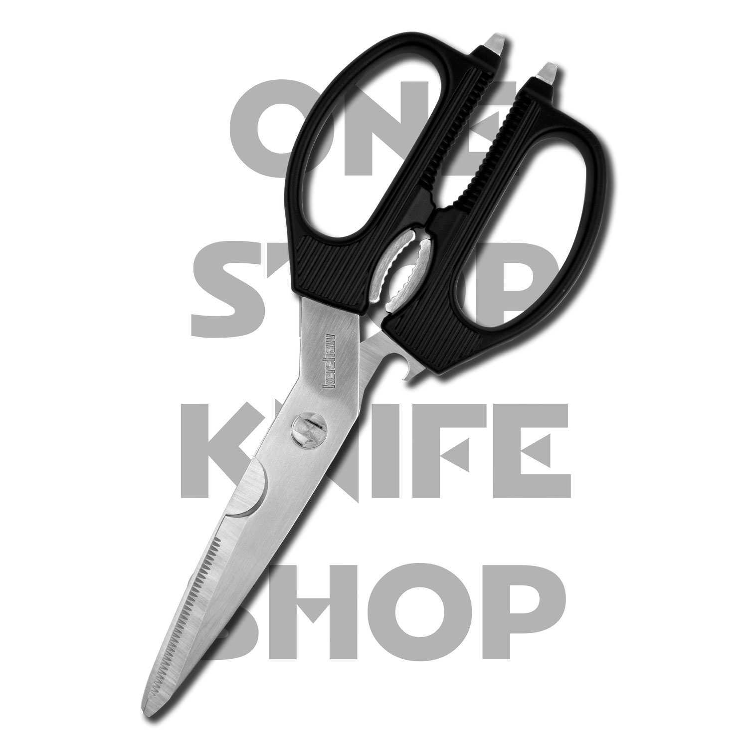 Kershaw Taskmaster Shears 2 Stainless Blades Black Nylon Handles Scissors  1121
