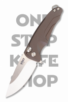 Medford Smooth Criminal - S35VN Tumbled Blade, Bronze Aluminum Handle